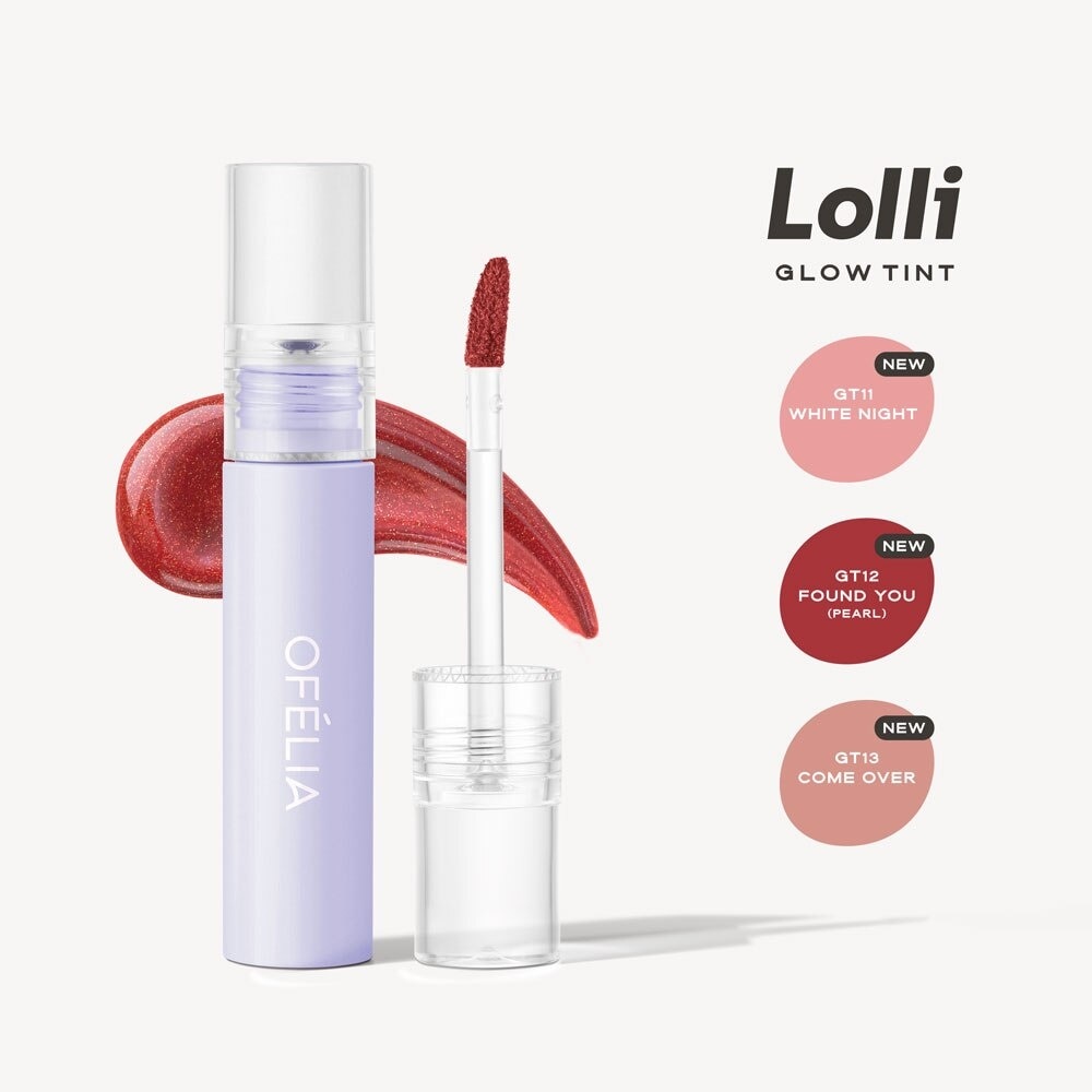 Son Bóng Ofélia Lolli Glow Tint 3.9g .#GT11 White Night