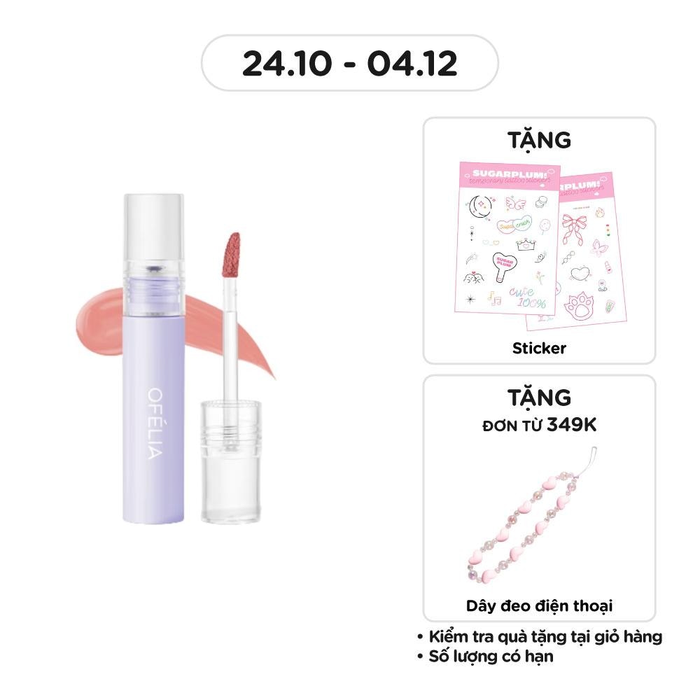 Son Bóng Ofélia Lolli Glow Tint 3.9g .#GT11 White Night