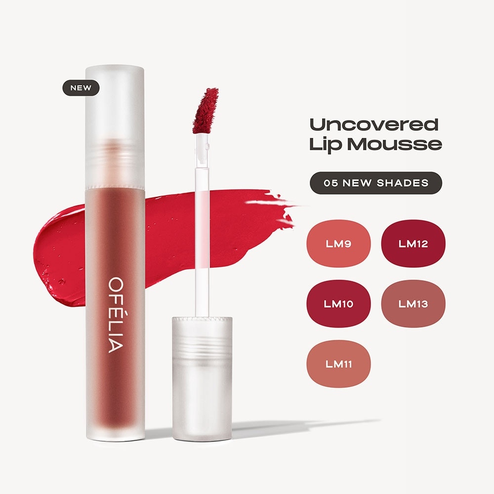 Son Kem Ofélia Uncovered Lip Mousse 4.3g .#LM10 Red Flag