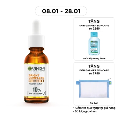 GARNIER Skin Natural Bright Complete Overnight Booster Serum 30ml