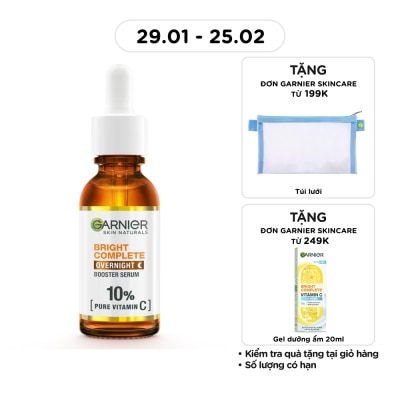 GARNIER Skin Natural Bright Complete Overnight Booster Serum 30ml