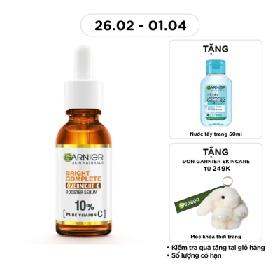 GARNIER - Skin Natural Bright Complete Overnight Booster Serum 30ml