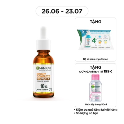 GARNIER Skin Natural Bright Complete Overnight Booster Serum 30ml