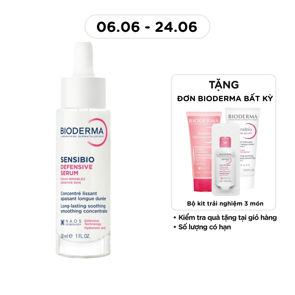 Tinh Chất Bioderma Sensibio Defensive Serum 30ml
