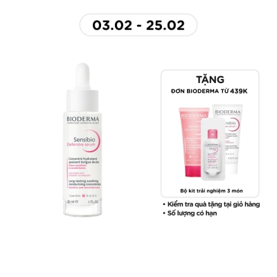 BIODERMA Tinh Chất Bioderma Sensibio Defensive Serum 30ml