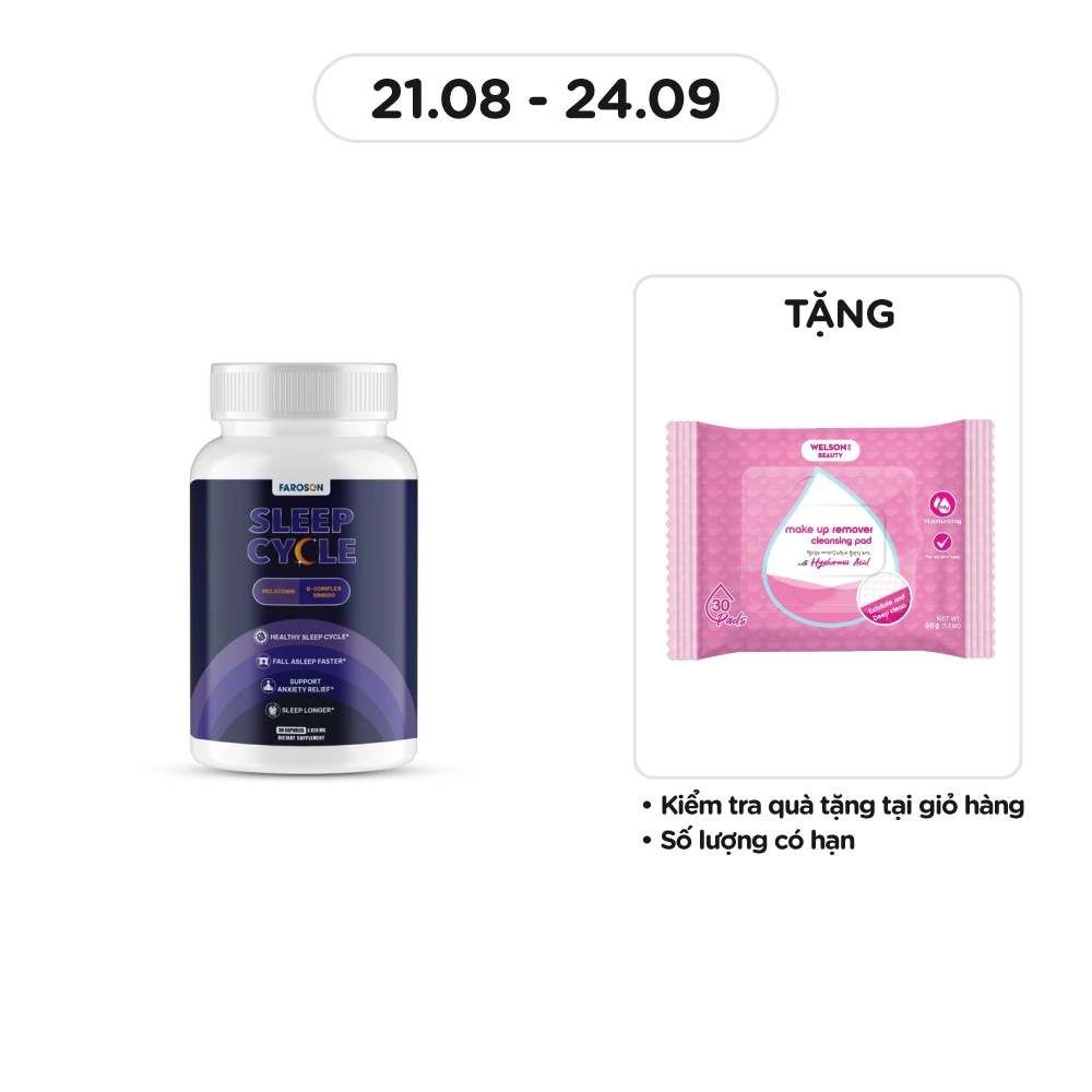 Thực Phẩm Bảo Vệ Sức Khỏe Faroson Sleep Cycle 30 viên