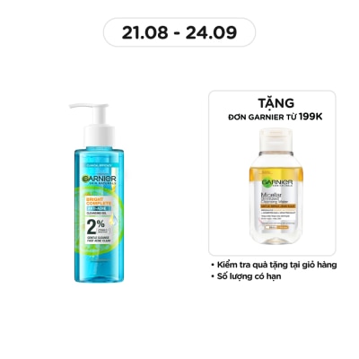 GARNIER Skin Naturals Bright Complete Anti-Acne Cleansing Gel 120ml