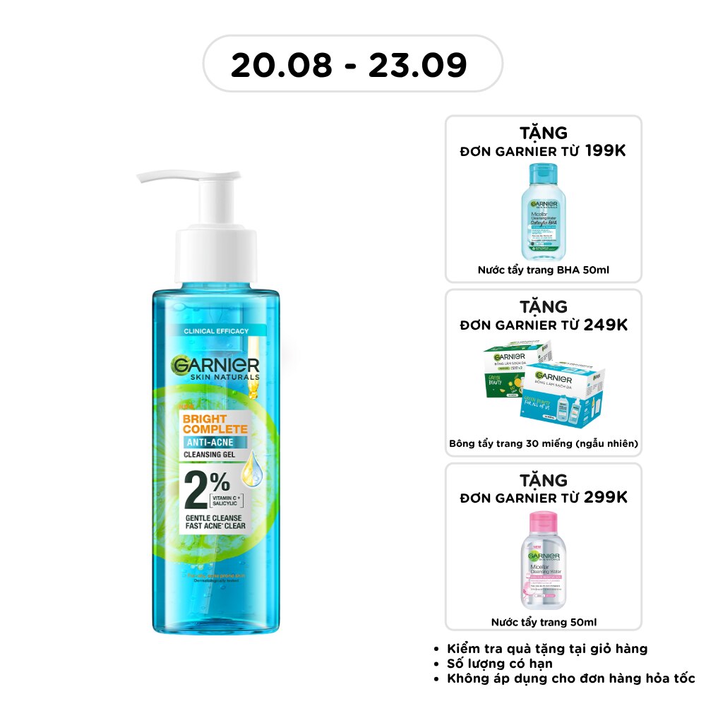 Skin Naturals Bright Complete Anti-Acne Cleansing Gel 120ml image
