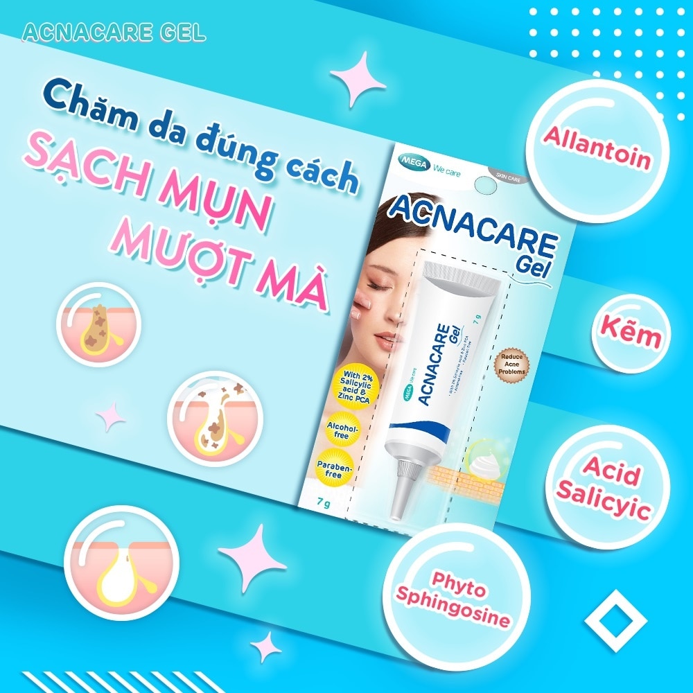 Acnacare Gel Reduce Acne Problems 7g
