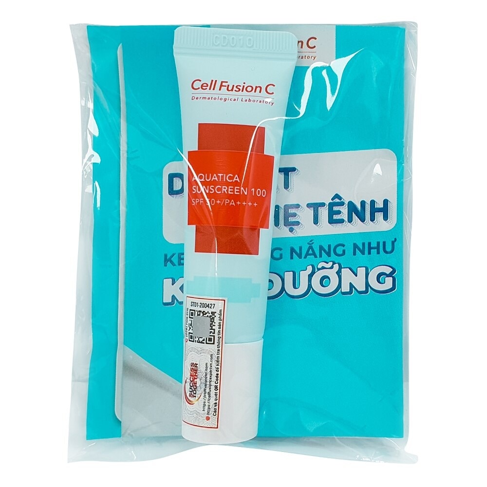 Kem Chống Nắng Cell Fusion C Aquatica Sunscreen 100 SPF50+ PA++++ 10ml