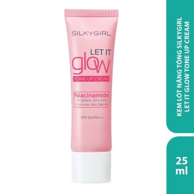 SILKYGIRL Kem Lót Nâng Tông Silkygirl Let It Grow Tone Up Cream 25ml .#01 Radiant