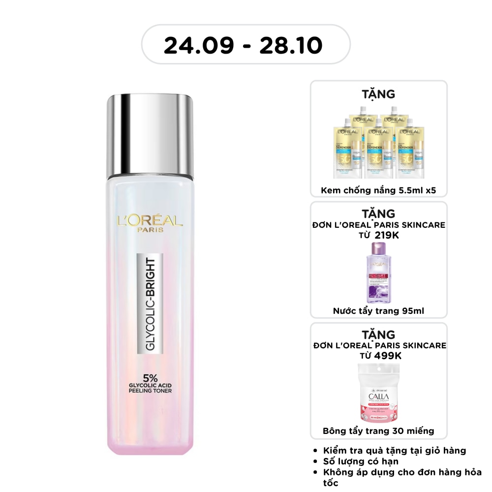 Glycolic Bright Glowing Peeling Toner 128ml image