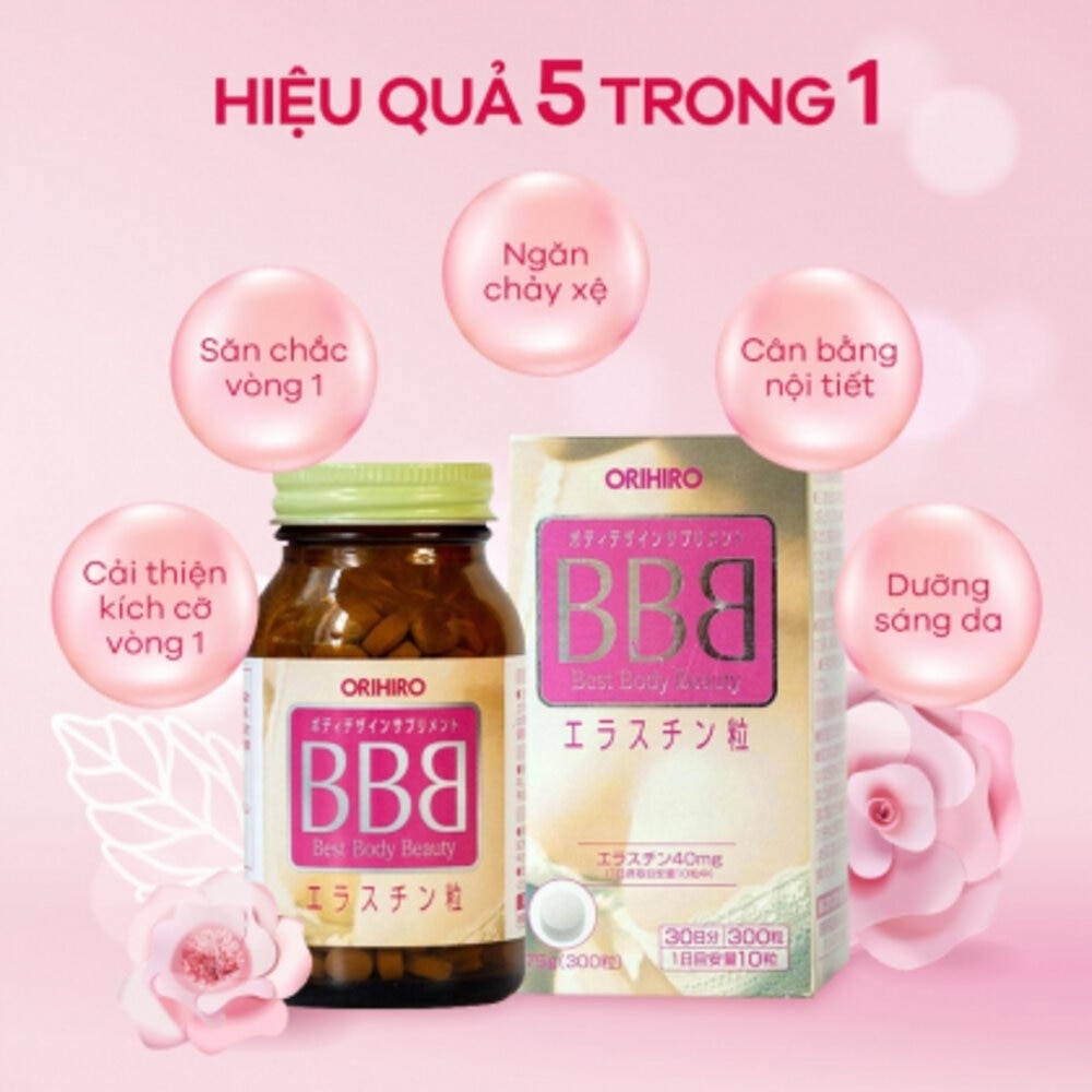 Viên Uống Nở Ngực BBB Orihiro 300 viên