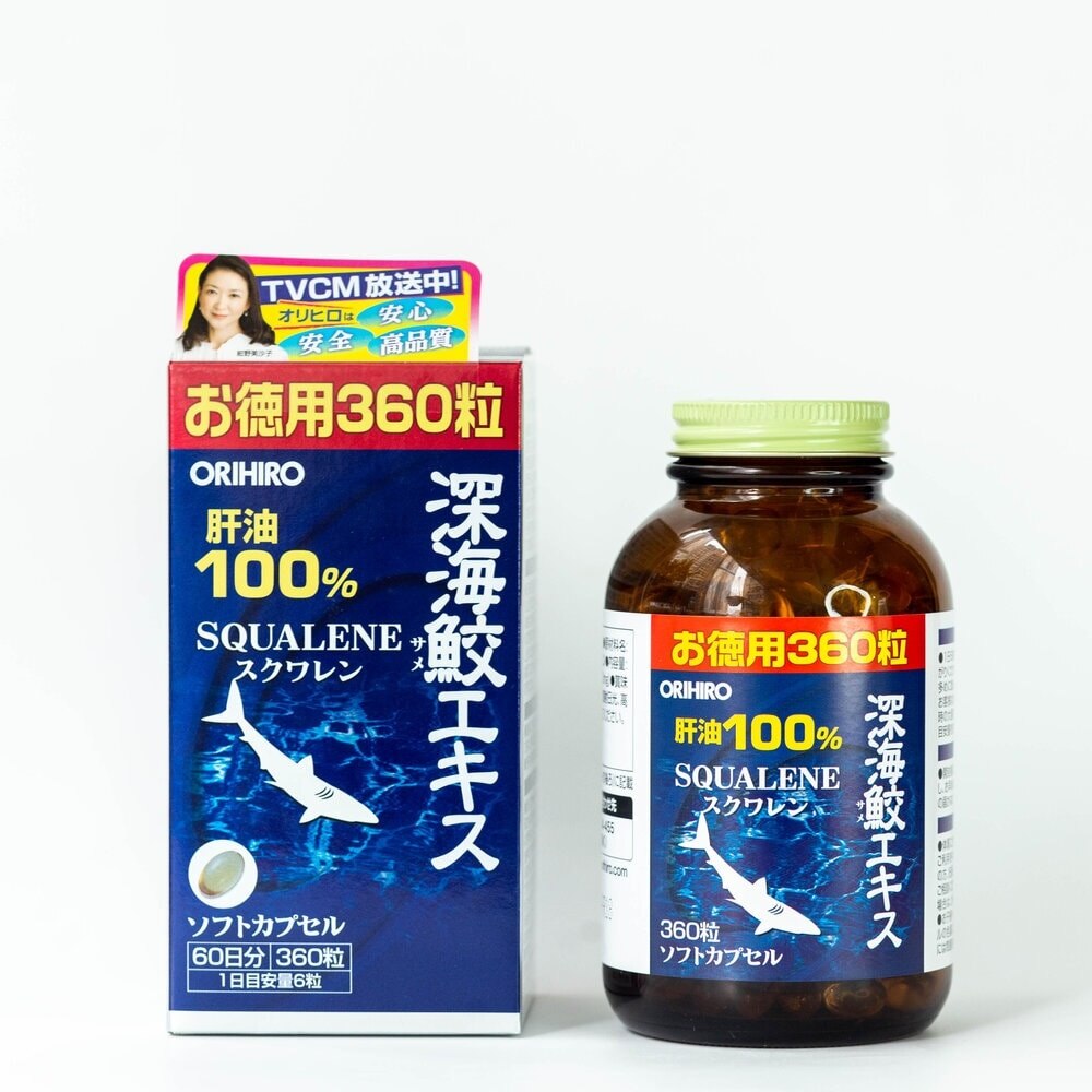 Buy ORIHIRO, Orihiro Deep Sea Shark Liver Oil Extract Capsule 360 Tabs