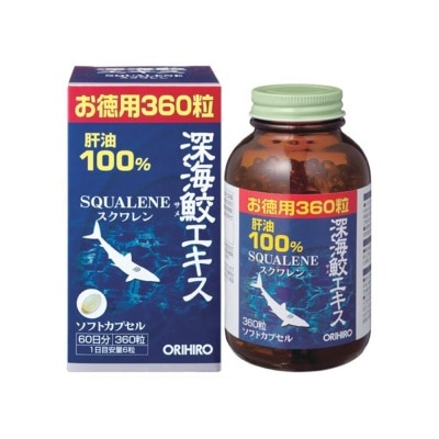 ORIHIRO Deep Sea Shark Liver Oil Extract Capsule 360 Tabs