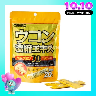 ORIHIRO Hangover Turmeric Powder 20 packs image