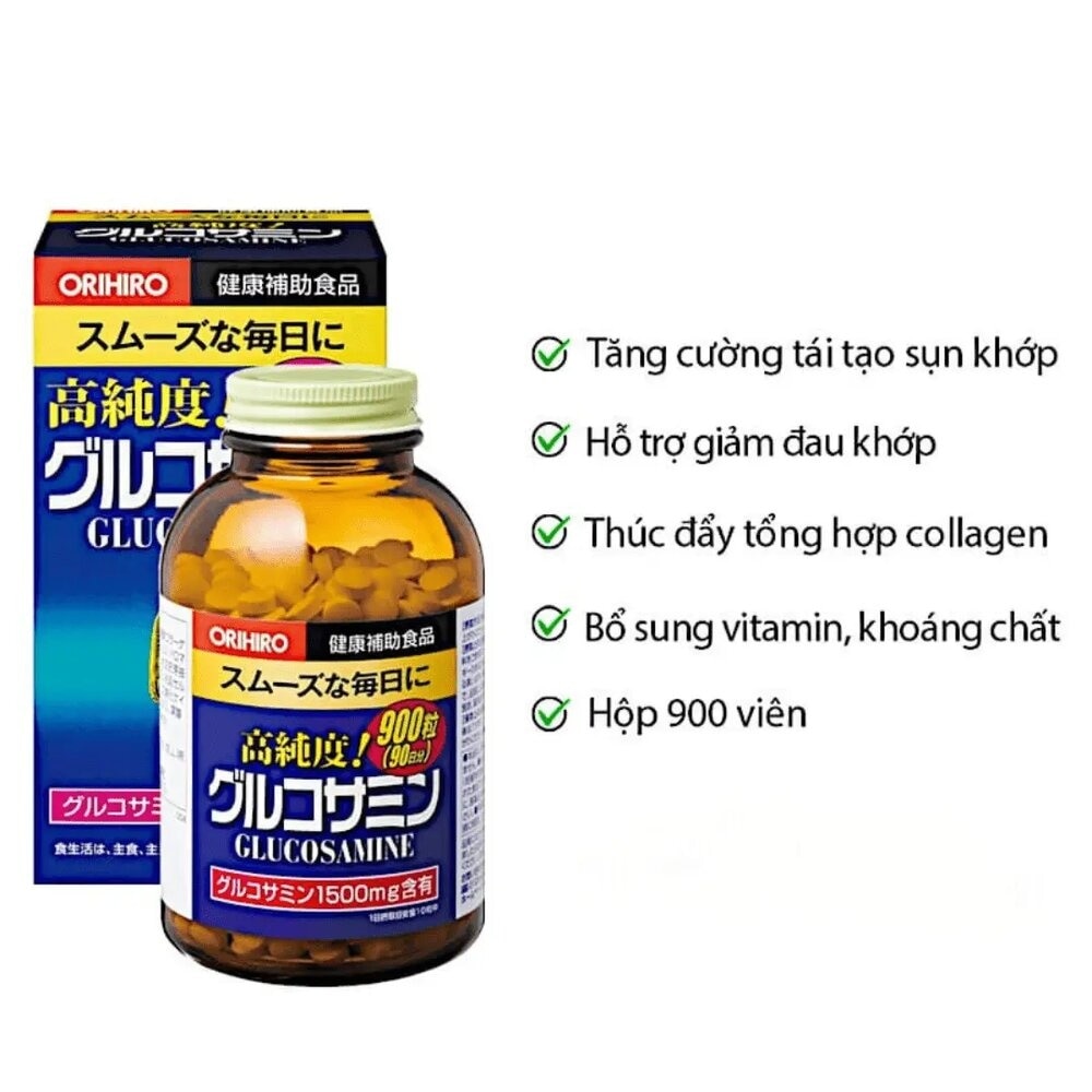 Viên Uống Bổ Xương Khớp Orihiro Glucosamine 900 viên