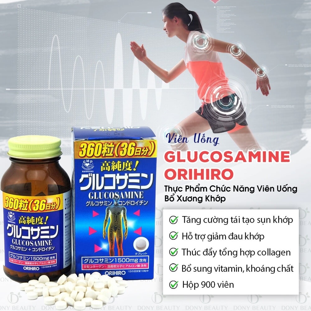 Thực Phẩm Bảo Vệ Sức Khỏe Orihiro Glucosamine 360 viên