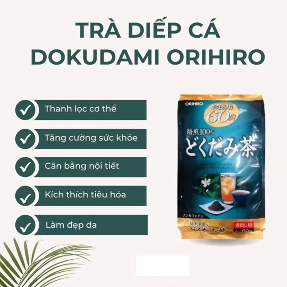 Trà Diếp Cá Orihiro Thanh Nhiệt Giải Độc 60 gói