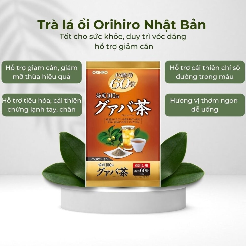 Trà Ổi Orihiro Hỗ Trợ Giảm Cân 60 gói