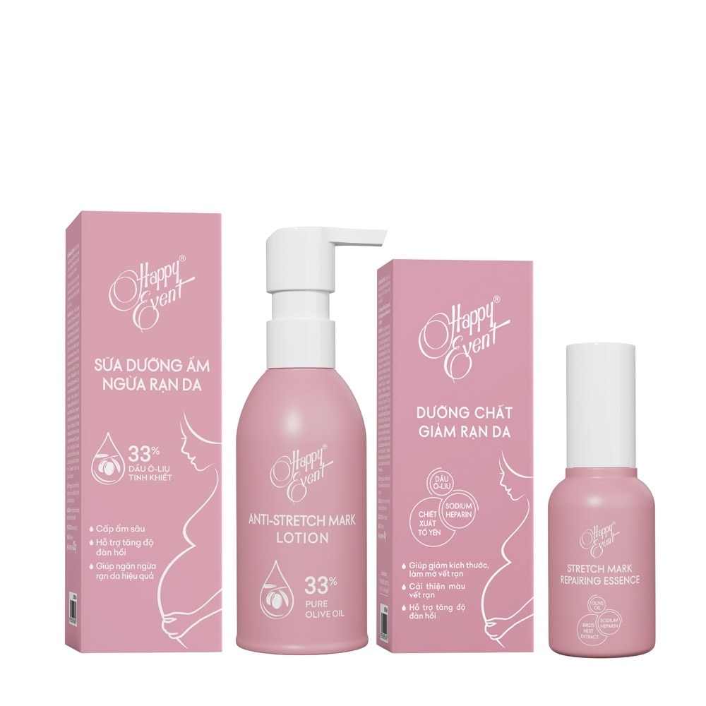 Sữa Dưỡng Ẩm Ngừa Rạn Da Happy Event 125g