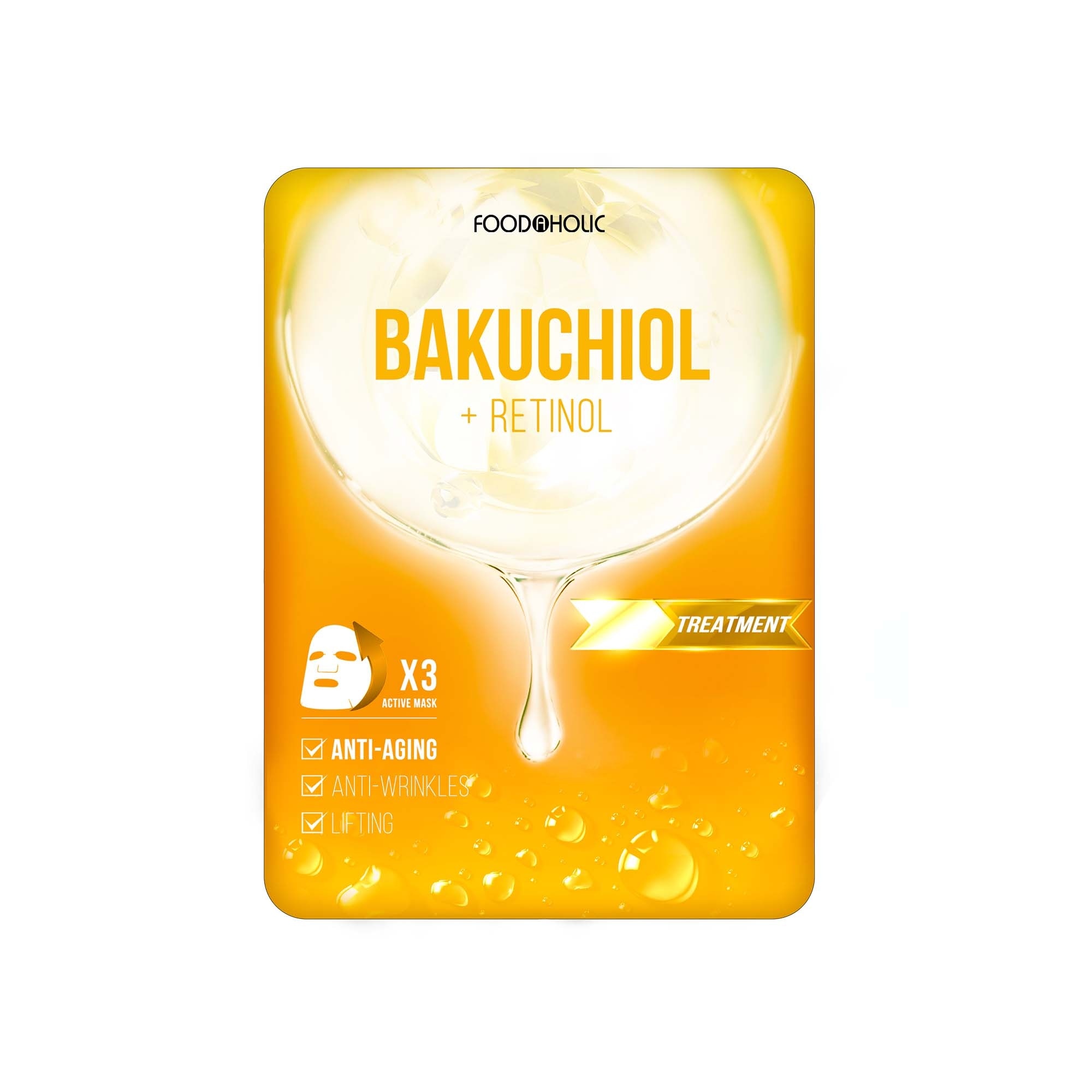 Mặt Nạ Foodaholic Bakuchiol Tái Tạo, Chống Lão Hoá Da Bakuchiol Ample Mask 23ml