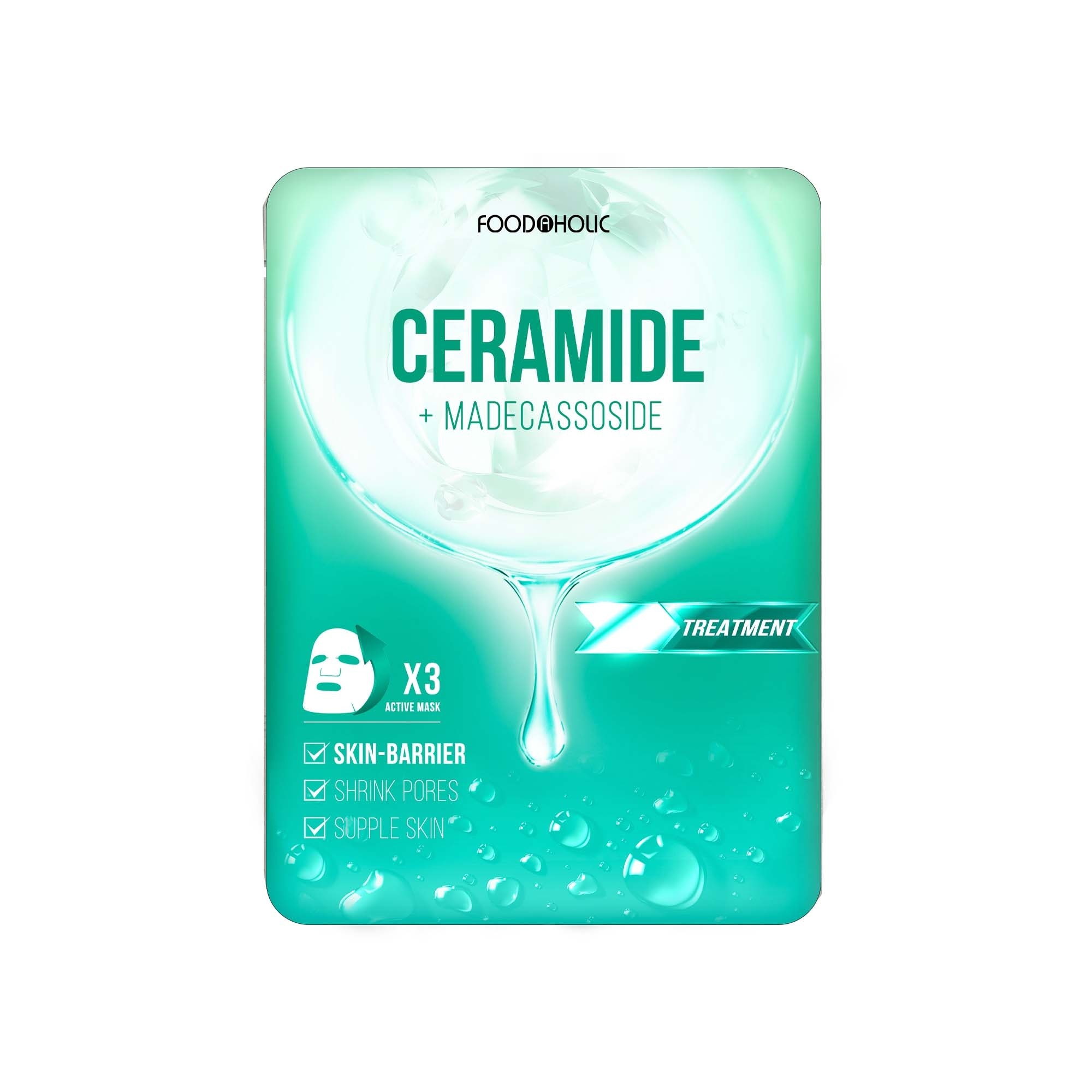 Mặt Nạ Foodaholic Ceramide Làm Dịu, Phục Hồi Da Mụn Ceramide Ample Mask 23ml