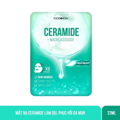 FOODAHOLIC Mặt Nạ Foodaholic Ceramide Làm Dịu, Phục Hồi Da Mụn Ceramide Ample Mask 23ml