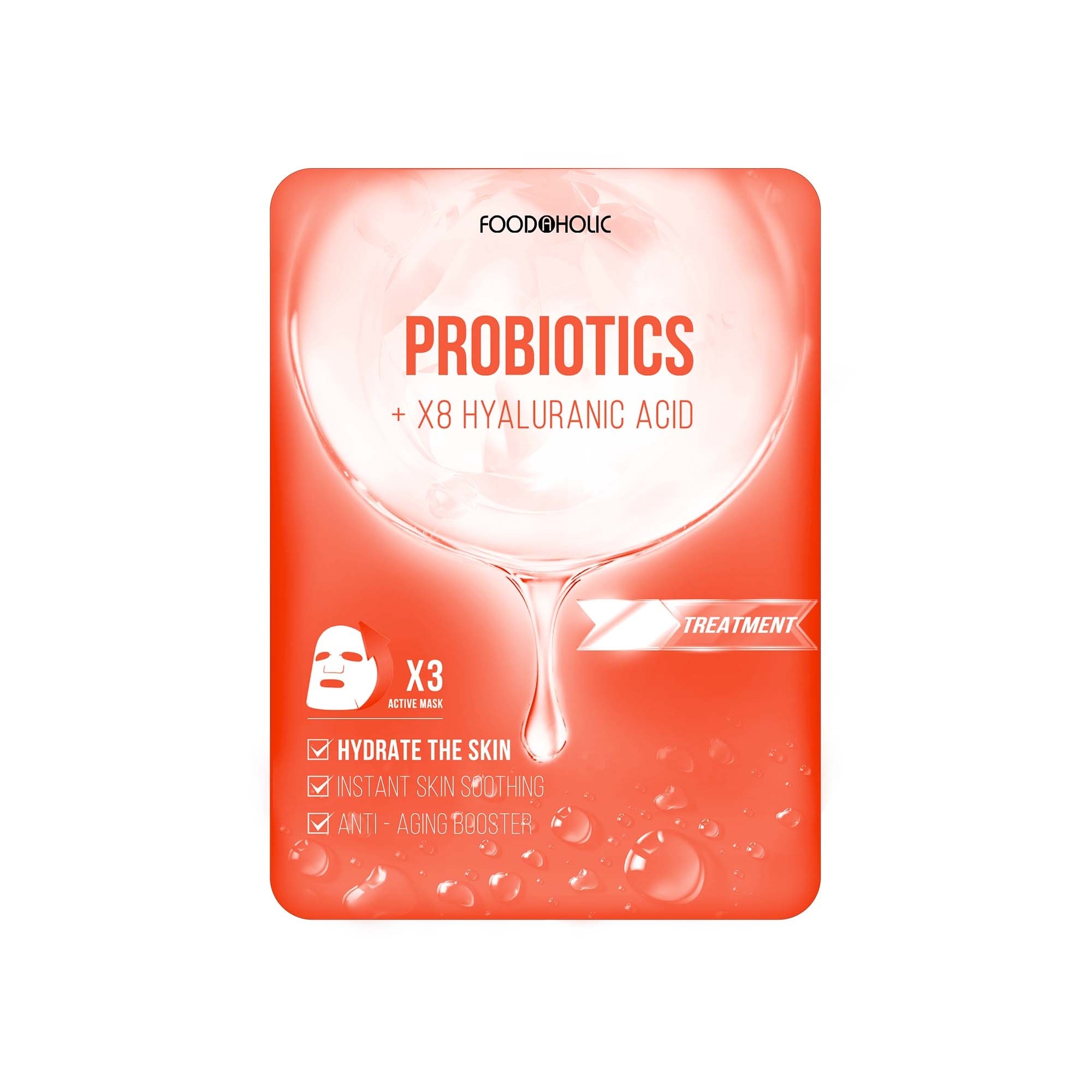 Mặt Nạ Foodaholic Probiotics Giải Cứu Da, Tái Tạo Chuyên Sâu Probiotics Ample Mask 23ml