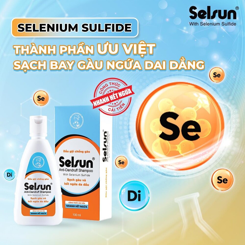 Combo Selsun Sạch Gàu (Dầu Gội 100ml + Dầu Xả 100ml)