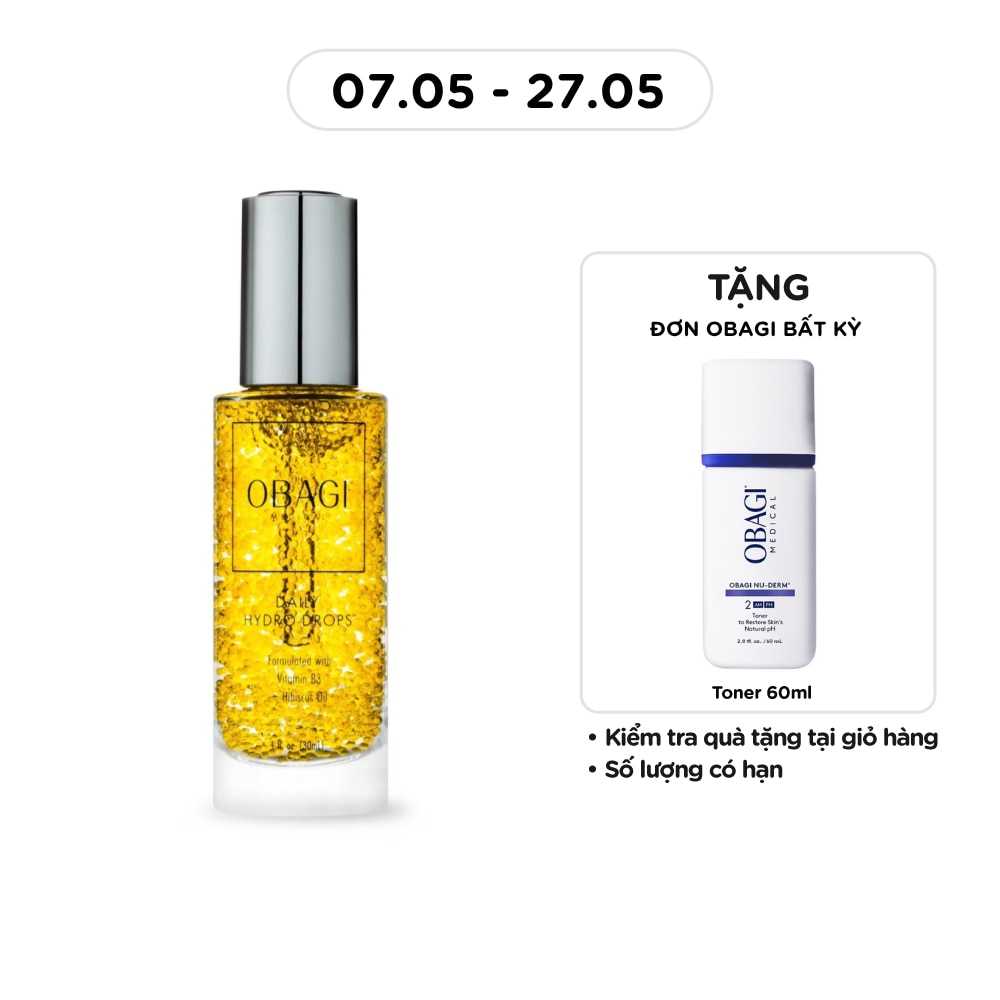 Tinh Chất Obagi Vitamin B3 Cấp Nước Khóa Ẩm & Phục Hồi Da Daily Hydro-Drops Facial 30ml
