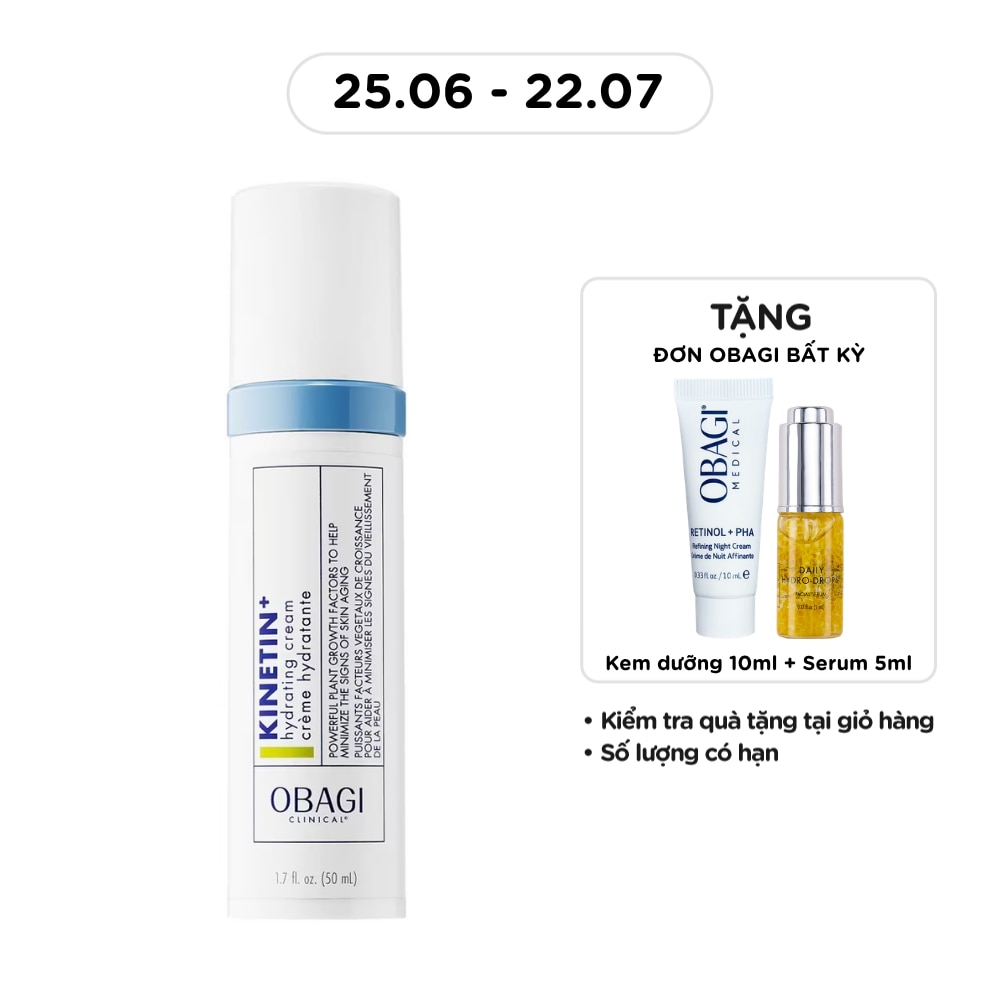 Kem Dưỡng Obagi Phục Hồi Chống Lão Hóa Clinical Kinetin+ Hydrating Cream 50ml