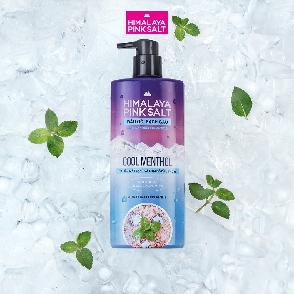 Pinksalt Anti Dandruff Shampoo Cool Menthol 650ml