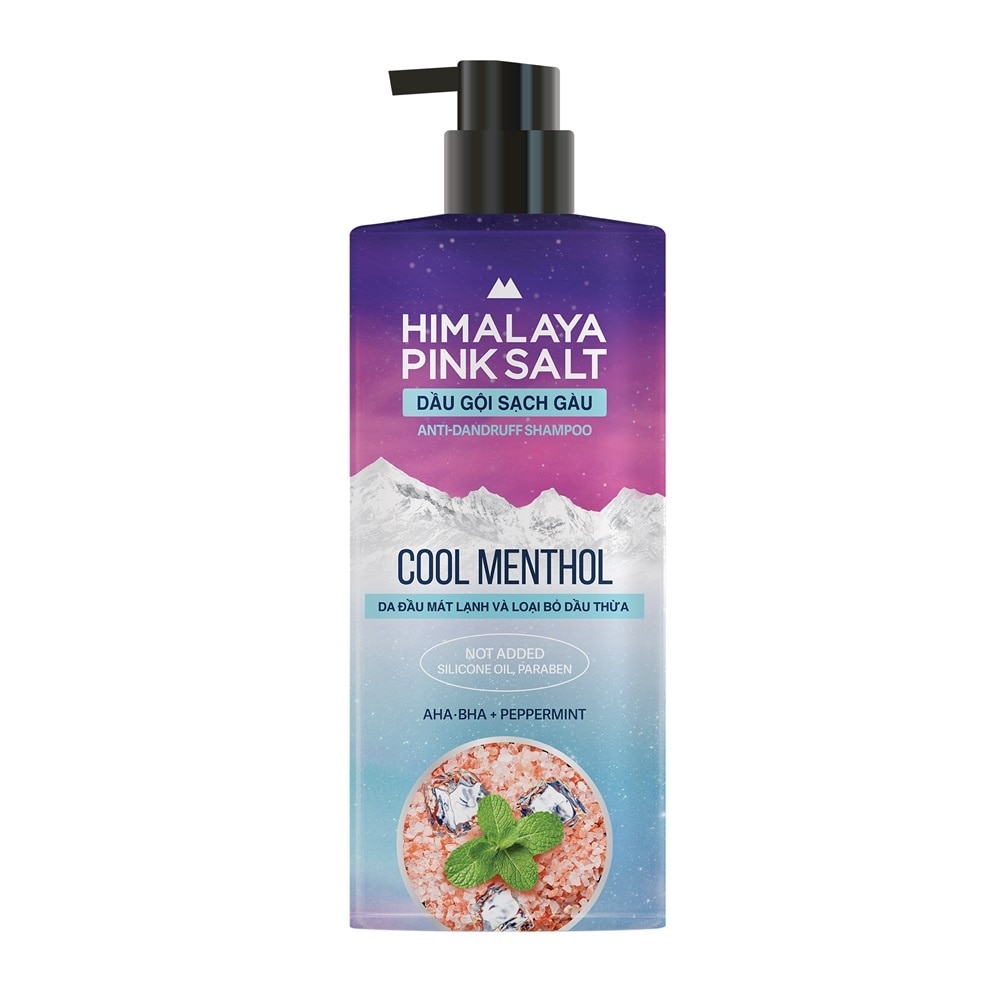 Pinksalt Anti Dandruff Shampoo Cool Menthol 650ml