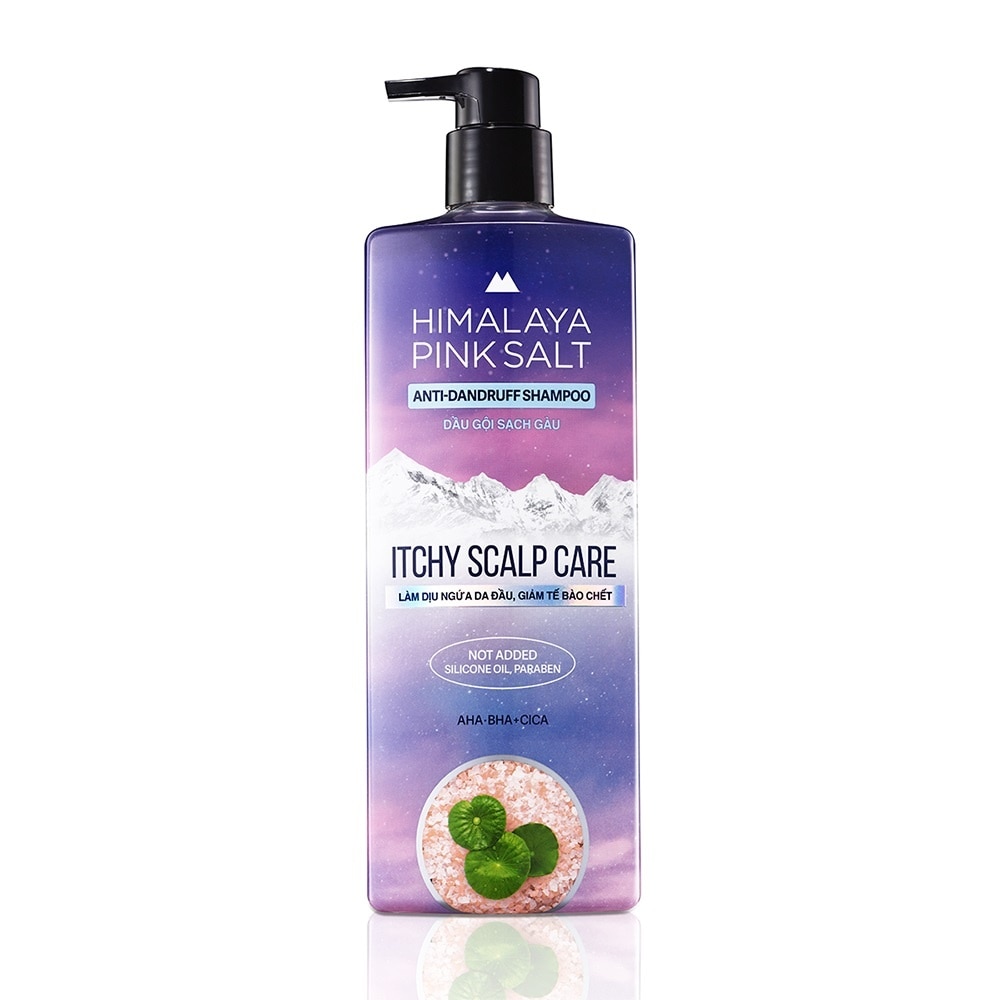 Dầu Gội Sạch Gàu Muối Hồng Himalaya Chăm Sóc Da Đầu Ngứa Itchy Scalp Care 650ml