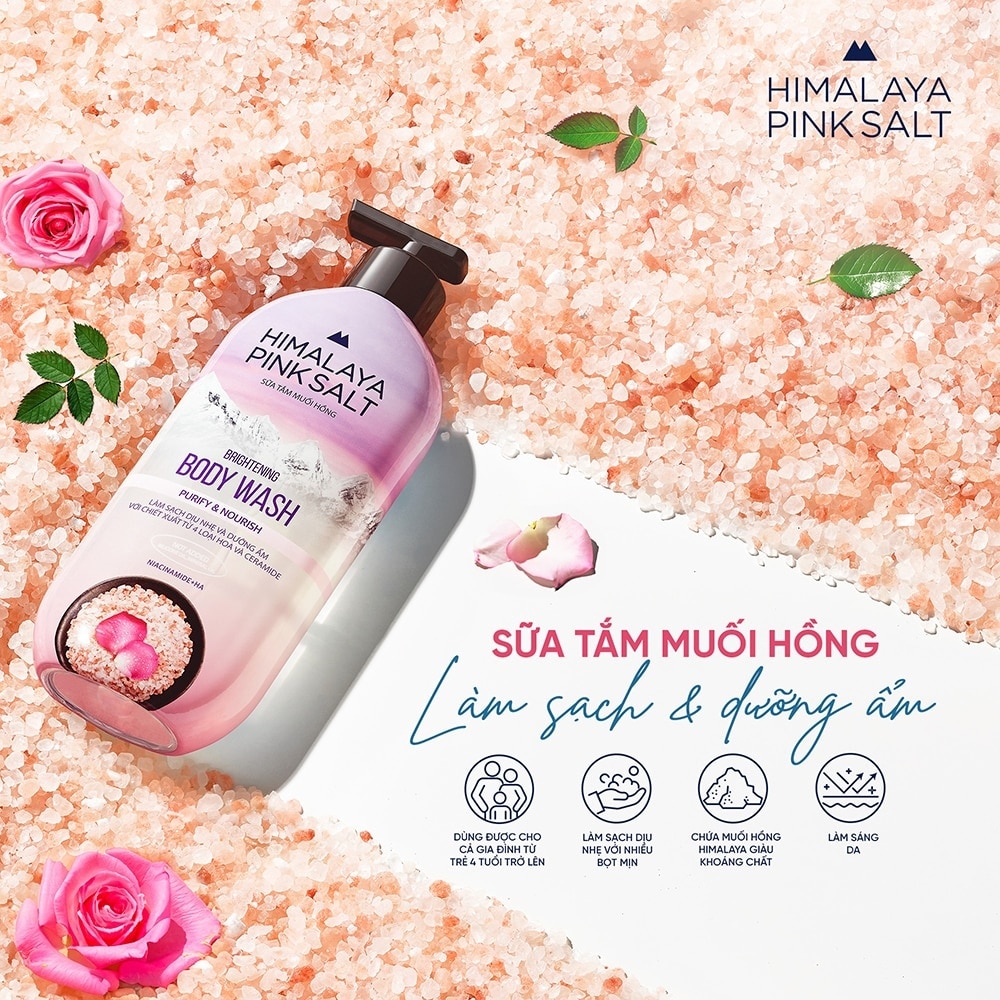 Pinksalt Bodywash Purify And Nourish 500g