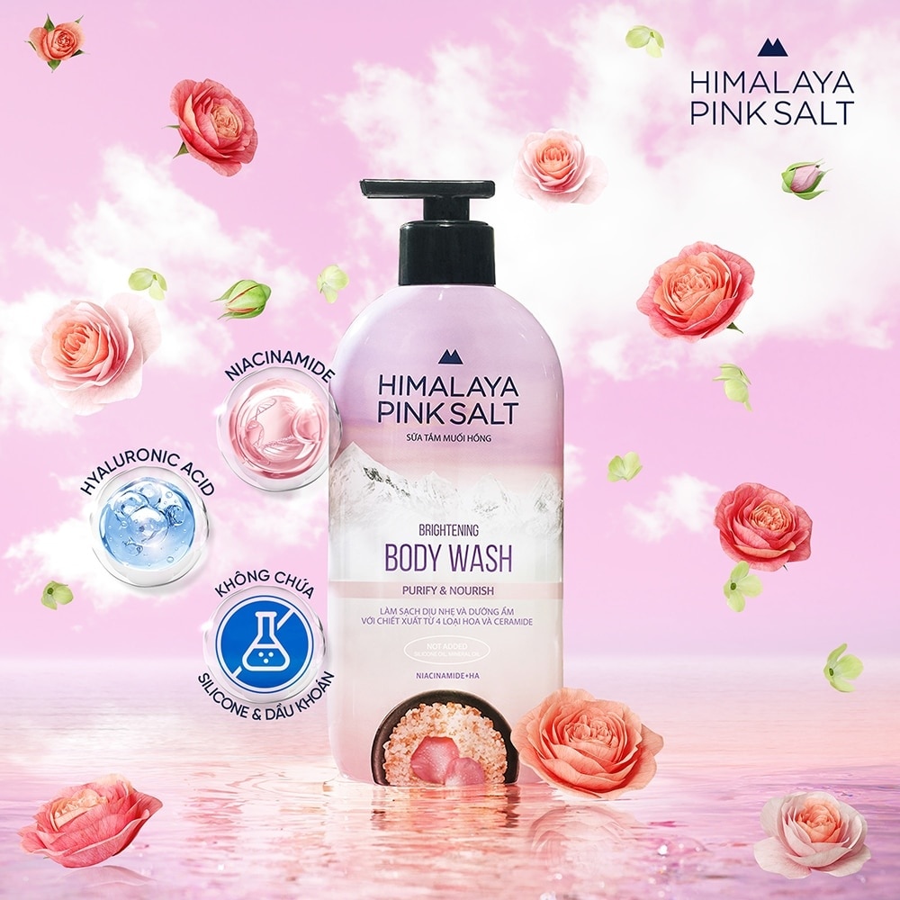 Pinksalt Bodywash Purify And Nourish 500g