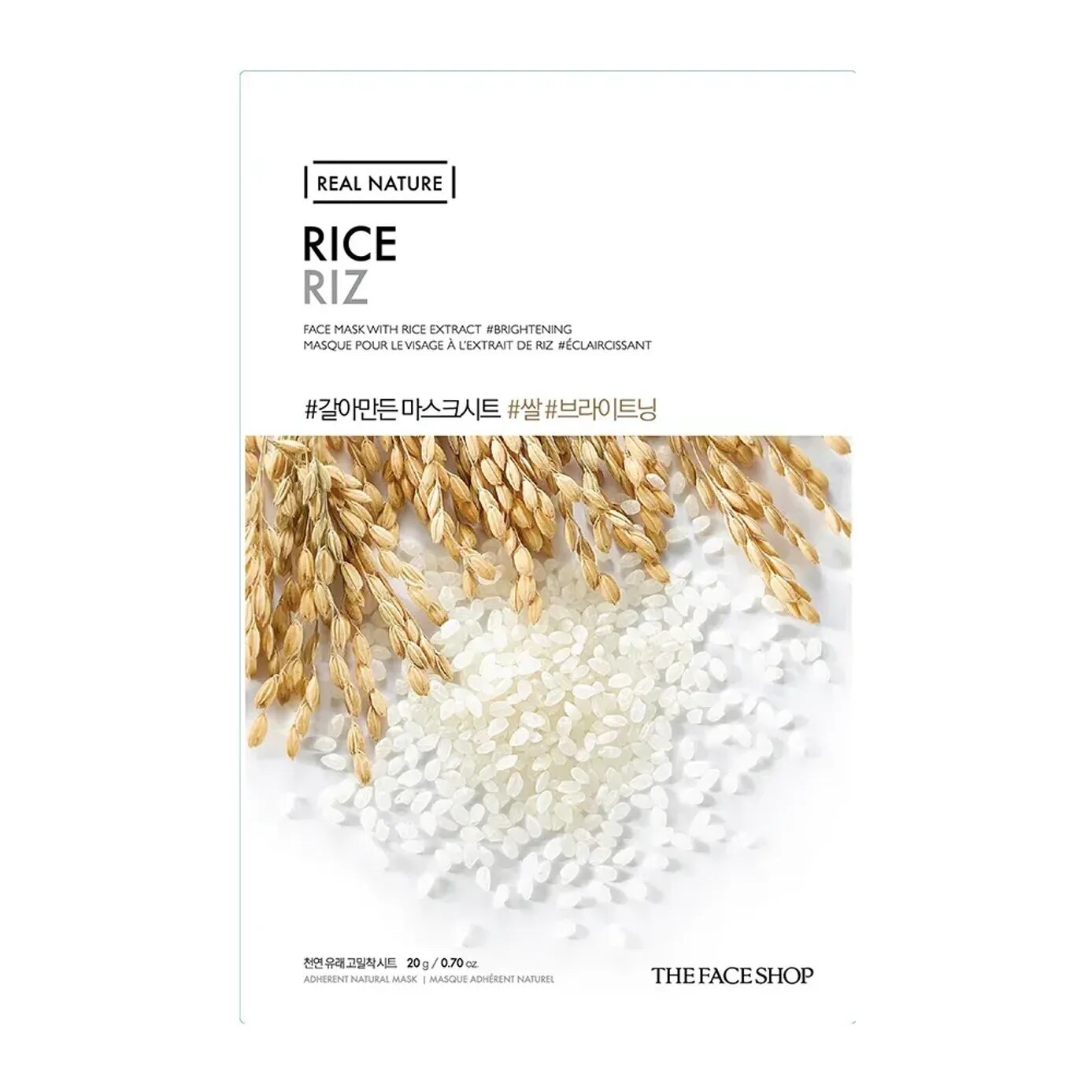 Real Nature Rice Face Mask 20g