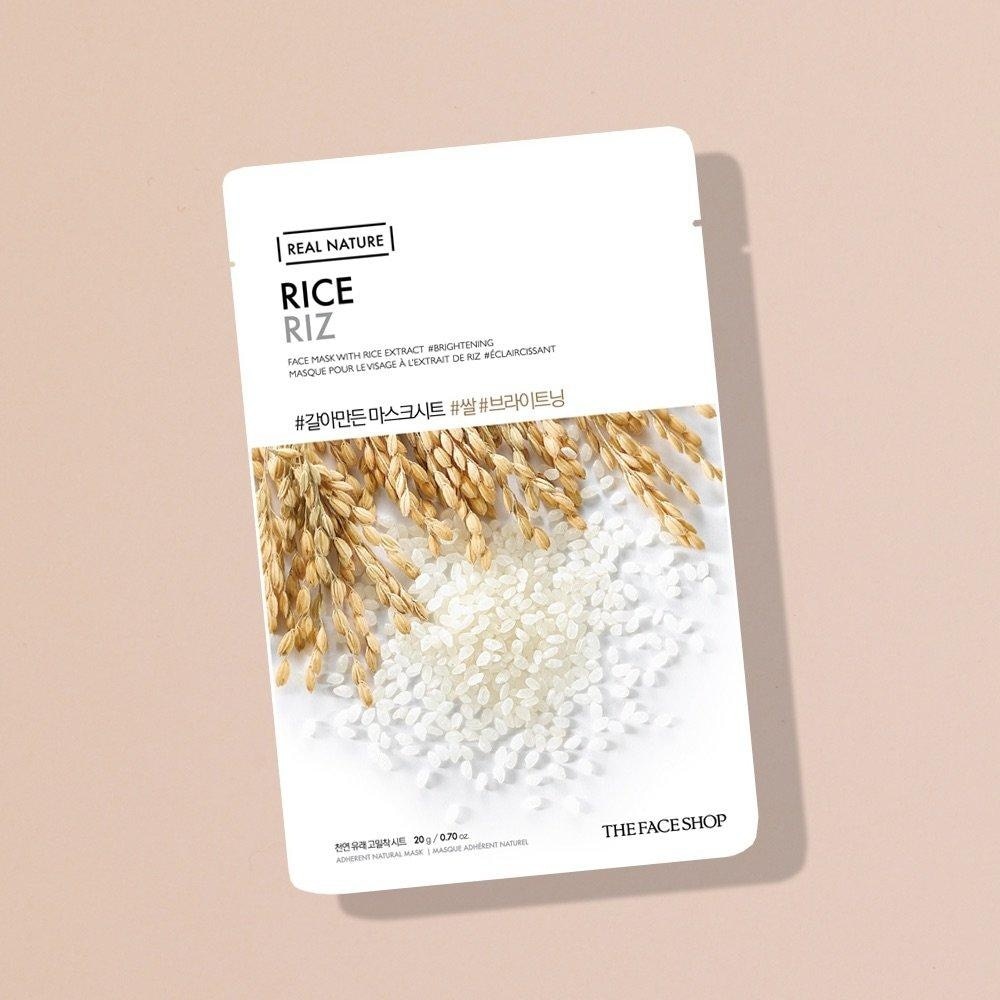 Real Nature Rice Face Mask 20g