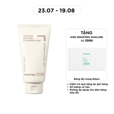 INNISFREE - Sữa Rửa Mặt innisfree Se Khít Lỗ Chân Lông Volcanic Pore BHA Cleansing Foam 150g image