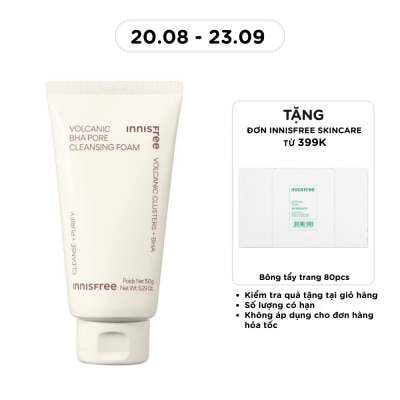 INNISFREE - Sữa Rửa Mặt innisfree Se Khít Lỗ Chân Lông Volcanic Pore BHA Cleansing Foam 150g image