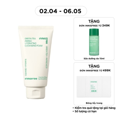 INNISFREE - Green Tea Amino Cleansing Foam 150g
