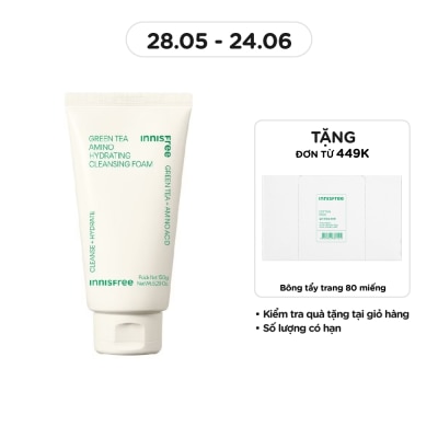 INNISFREE - Green Tea Amino Cleansing Foam 150g