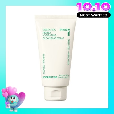 INNISFREE Sữa Rửa Mặt Dưỡng Ẩm innisfree Green Tea Amino Cleansing Foam 150g image