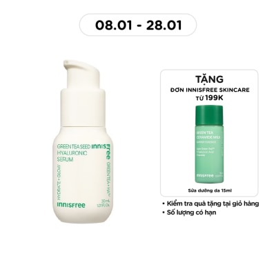 INNISFREE Tinh Chất innisfree Green Tea Seed Hyaluronic Serum 30ml
