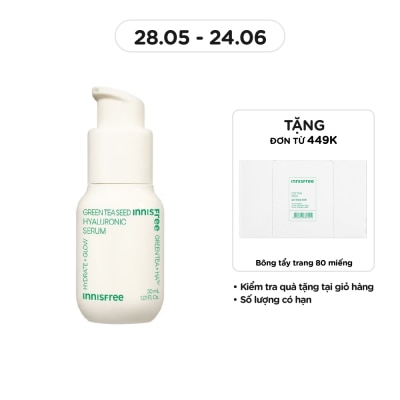 INNISFREE - Tinh Chất innisfree Green Tea Seed Hyaluronic Serum 30ml