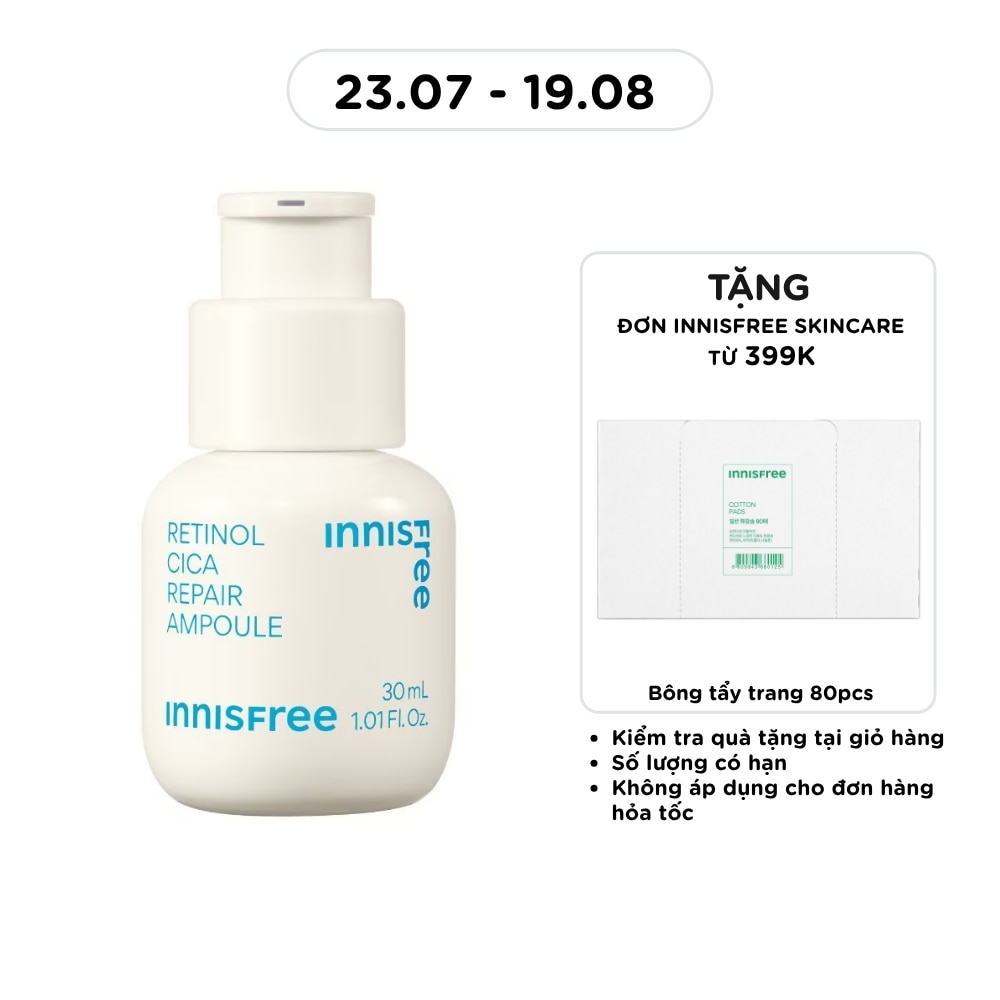 Tinh Chất Phục Hồi innisfree Retinol Cica Repair Ampoule 30ml