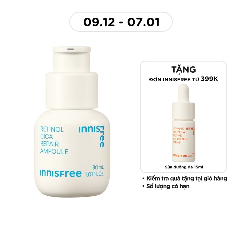 Tinh Chất Phục Hồi innisfree Retinol Cica Repair Ampoule 30ml
