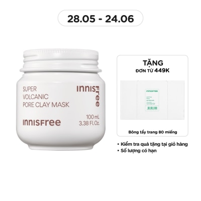 INNISFREE - Mặt Nạ Đất Sét innisfree Super Volcanic Pore Clay Mask 100ml