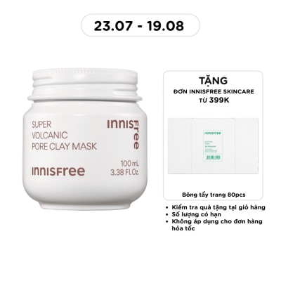 INNISFREE - Mặt Nạ Đất Sét innisfree Super Volcanic Pore Clay Mask 100ml image